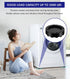 Anti Vibration Pads for Washing Machine, 4 Pack Soundproofing Base, Prevent Sliding Out, Floor Protector for Appliances