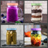 Premium Mason Jar Lids (8 Pack - Regular), Heavy Duty BPA Free Reusable Plastic, Leak Proof Lids for Ball, Kerr & More
