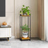 2-Tier 34" Plant Stand Indoor, Tall Modern Plant Shelf Corner Flower Pot Holder Organizer for Living Room Balcony