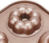 Beasea Nonstick Donut Baking Pans, 1 Pack 12 Cavity Carbon Steel Mini Donut Mold for Baking