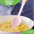 GreenLife Cooking Tools, Silicone Spoon for Scooping and Mixing, Heat Resistant, Dishwasher Safe, Soft Pink