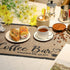 Cunhill 2 Pieces Coffee Bar Mat,Coffee Bar Accessories 20 x 14 Inch Coffee Bar Decoration Coffee Placemats for Coffee Machine, Coffee Bar, Countertops,Coffee Station Accessories(Coffee Time) by Cunhill