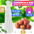 24" Set 100 Set Mesh Produce Bags of - Reusable Produce Bags with Plastic Lock, Durable & Tear Resistant Mesh Bag