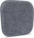 Large Grey Kitchen Chair Cushions, Washable Non-Slip Foam Office Seat Pads, Thick Wooden Metal Tapered Dining, 17" x 16"