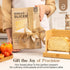 Bread Slicers for Homemade Bread, HDPE Base and Maple Fingers, 4 Thicknesses for Uniform Slices, Foldable Guide