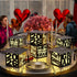 12 2026 Pcs Graduation Table Centerpieces Boxes Class of Black Square Graduation Paper Lanterns with String Lights