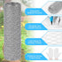 13.7 157 30 Chicken Wire Mesh in x in Silver Floral Chicken Wire Poultry Netting Hexagonal Galvanized PVC Coated Wire