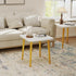 4 Floor,20"(L) 20"(W) 20"(H),Living Funecy Square End Table Low Table with Solid Wood Sturdy Legs,Floor Table Desk