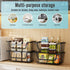 4 Countertop,Kitchen GAOKASE Pcs Stackable Wire Baskets for Pantry Organizers and Storage,Vegetable Fruit Basket