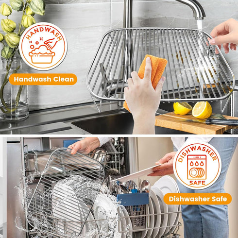 Woodfire Grill Accessories - Stainless Steel Stand for Ninja OG701 OG751 Woodfire Grill & Smoker
