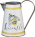 Primitives by Kathy Decorative Metal Pitcher, Medium, Happy Humble Design