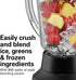 Hamilton Beach 58175 Wave Action Blender for Shakes and Smoothies, 800 Watts, 40 oz Glass Jar, Black