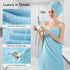 Set 8, 100% Set 2 2 4 REDKISS Luxury Bath Towel of Cotton Bathroom Towels with Bath Towels, Hand Towels, Washcloths