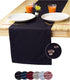 Akutana Black Table Runner 72 inch, Waterproof Long Dresser Scarf, Outdoor Dining Table