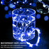 24 Pack 7Ft 20 3 4th Blue Fairy Lights LED Twinkle String Lights Modes Battery Operated Waterproof Firefly Starry
