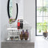Simple Houseware 2-Tier Chrome Spice Rack Kitchen Organizer Countertop Shelf