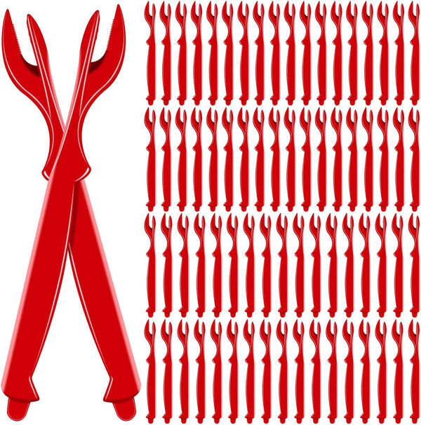 72Pcs Crab Legs Crackers, Crab Tools Set Crackers Picks Tools for Lobster,