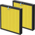 Vital 100S Pet Care Replacement Filter, 2 Pack, Compatible with LEVOIT Vital 100S Air Purifier (Yellow)