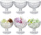 ZOOFOX Set of 6 Glass Dessert Bowls, 12 Oz Glass Ice Cream
