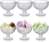 ZOOFOX Set of 6 Glass Dessert Bowls, 12 Oz Glass Ice Cream