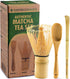 BambooWorx Matcha Whisk Set - Traditional Chasen, Scoop (Chashaku), Tea Spoon for Japanese Tea Preparation