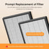 AP303/304 Replacement H14 HEPA Air Purifier Filter, Designed for Smoke Wildfire, Activated Carbon