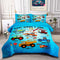 Boys Construction Vehicles Truck Comforter Set Twin,Christian Kids God Says I Am