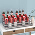 Expandable 4-Tier Step Spice Rack Organizer for Kitchen Cabinet, Modern Design Non Skid Space Saving Storage Shelf