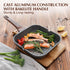 SENSARTE Nonstick Grill Pan for Stove Tops, Versatile 9.5 Inch Griddle with Pour Spouts for Indoor & Outdoor