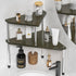 Weenson Bathroom Counter Organizer Corner Shelf - 2 Tier Bathroom Organization Bamboo
