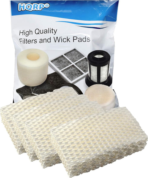 HQRP 4-Pack Humidifier Wick Filter Compatible with Relion WF813, Fits RCM832 RCM-832 RCM-832N