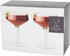 Viski Raye Set of 2 Angled Stemmed Crystal Coupe Cocktail Glasses, 7oz, Drinkware Set