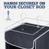 Closet 10-Shelf Closet ZOBER Hanging Organizer, - Hanging Storage Organizer Shelves for Clothes, Towels, Toys - College