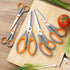 Kitchen Scissors Set, Knife-Grade Stainless Steel, TPR Comfortable Handle, Includes Poultry Shears