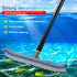 Swimming 6 Swimming Swimming Pool Brush, FT Stainless Steel Heavy Duty Clean Pool Brush with Pole, Use for Pool Wall