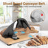 Commercial vanerepok Upgrade Manual Bread Slicer for Homemade Sourdough Bread, Classic Hand Crank Home Bread Slicer