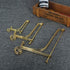 LIONWEI LIONWELI 6 Pack Gold Iron Display Stands, Easel Plate Holders for Pictures, Plates, Books, Arts (4, 6, 8 inch)