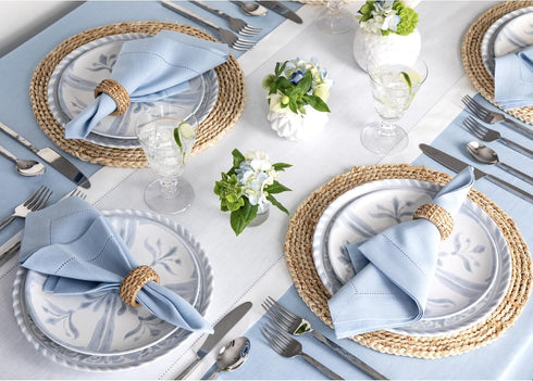 60 Inches 100% 14 60 Inch Summer, Solino Home Linen White Table Runner - Classic Hemstitch, Pure Linen Coffee Table