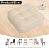 GOFORIT 16'' 16'', Chair Cushions,Tufted Shredded Memory Foam Chair Pads, Non-Slip Seat Cushions with Removable Cover