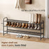 3-Tier Closet Closet KEETDY Long Shoe Rack for Metal Shoe Organizer for Entryway, Wide Stackable Shoe Storage Shelf