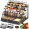 DTUQYX Spice Rack Organizer for Cabinet: 4 Tier Adjustable Spice Rack Organization