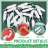 24 3" 4 Lbs Yinkin Pcs Flat Light Hooks Plastic Hooks Christmas Light String Hanging Patio for Solid Insulated Aluminum