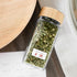 24PK Set 4oz, 374 SAVVY & SORTED Glass Spice Jars with Label, Bamboo Jar Spices Spice Labels, Pepper Grinder, Empty