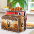 Aztec Horse Bread Toaster Cover, 4 Slice Sunflower, Washable Dustproof Cover, Small Decorative Toaster