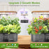 12 Hydroponics Growing System Indoor Garden: Pods Indoor Herb Garden Kit with LED Grow Light Plant Germination Kit