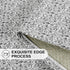 Collive Hallway Runner Rug 2x6, Non Slip Rubber Backed Gray Cotton Carpet, Washable Farmhouse Rug for Hallways