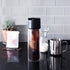 SOMA Double Wall Glass Tea and Coffee Cold Brew Bottle, Black, 12oz (SM18501K)