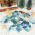 Jetec Sea Glass for Crafts, Flat Frosted Sea Glass Pieces for Beach Wedding Party Decor, Home Aquarium Supplies