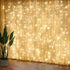 Curtain Lights, Upgrade LED Window Fairy Lights 8 Lighting Modes, Window Icicle