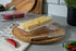 Cheese Keeper Storage Container for Fridge, Food Storage Box with Lid and Tray, Sliced Cheese Organizer